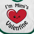 thumbnail image 4 of Inktastic I'm Mimi's Valentine Boys or Girls Baby Bib, 4 of 4