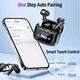 thumbnail image 5 of Audífonos Inalámbricos Salange con Pantalla Táctil – Bluetooth 5.4, Cancelación de Ruido, Microclear para Llamadas, 48 Horas de Duración y Resistencia al Agua IPX7 – Ideal para Entrenar, 5 of 8