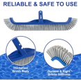 thumbnail image 7 of Pool Brush, Upgraded Pool Brushes for Cleaning Pool Walls with Curved Ends, 18" Pool Brush Head for Inground Pools, Above-Ground &Vinyl Pool, Enhanced Pool Scrub Brush Fit Standard Pool Pole, 7 of 7