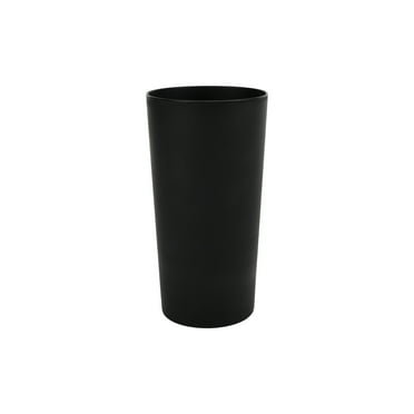 Mainstays - Black Round Plastic Tumbler, 26-Ounce