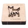 thumbnail image 2 of Dog Cutting Die, Wear Resistant Leather Punching Mold High Efficiency  Lines  For DIY Handicrafts, 2 of 8