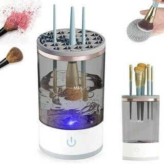 Makeup Brush Cleaner Dryer, Neeyer Super-Fast Electric Brush Cleaner Machine Automatic Brush Cleaner Spinner Pink Color