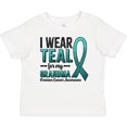 thumbnail image 3 of Inktastic I Wear Teal for My Grandma-ovarian Cancer Awareness Boys or Girls Baby T-Shirt, 3 of 5