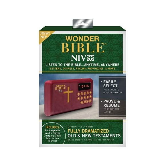 Wonder Bible NIV- The Audio Bible Player That You Can Listen to in English, New International Version, New & Old Testament as Seen On TV