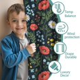 thumbnail image 3 of Pioneer Flower Floral Print Pattern Teens Curtains,Teens Insulated Curtains Set Of 2,Bedroom Essentials,Toddler Room Decor 52"x84", 3 of 5