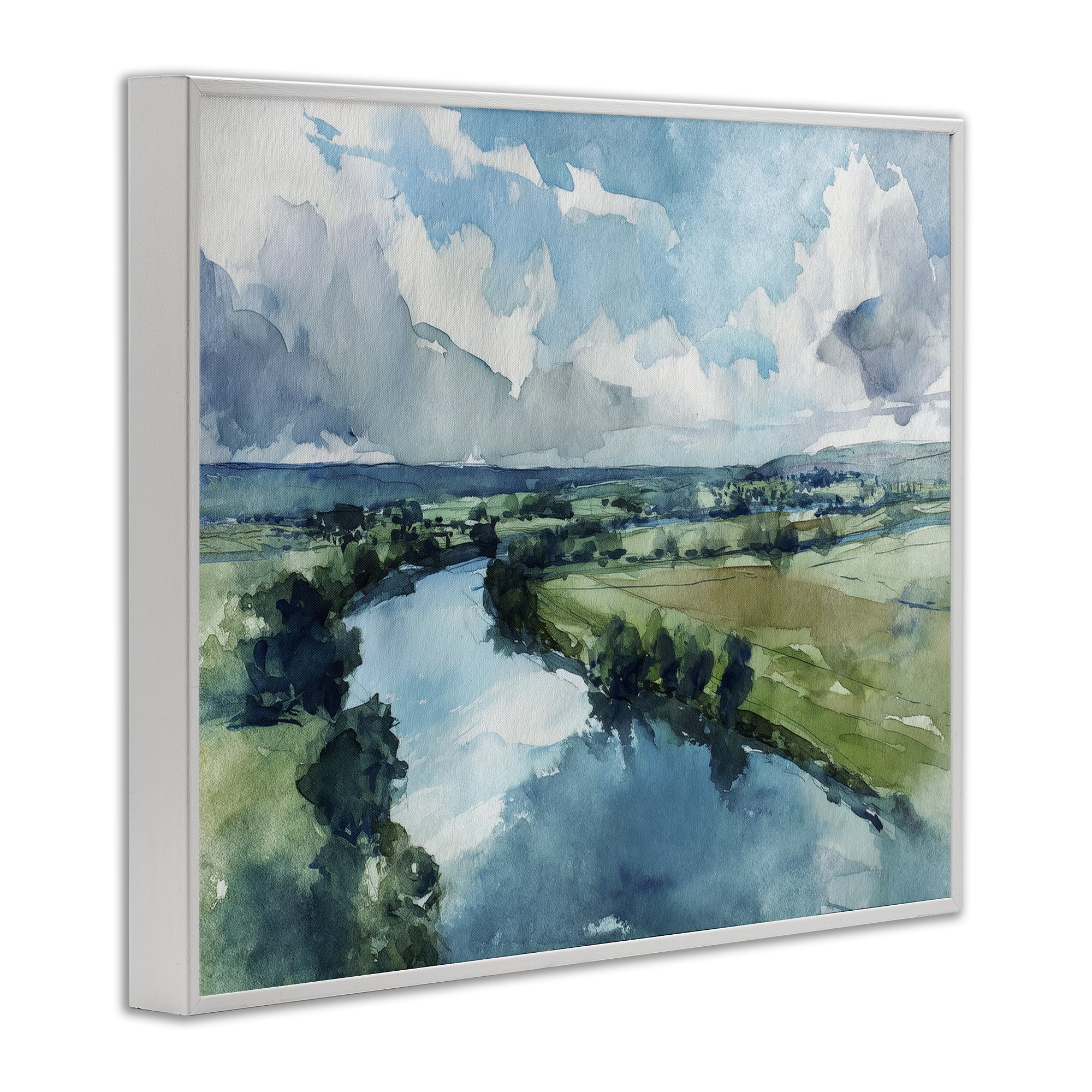 Stupell Industries In The Wild Flow White Framed Giclee Art, design by Svetlana Aleynikova