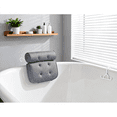 thumbnail image 6 of Bath Pillow for Soaking Tub, 4D Ergonomic Contour Cradles Head Neck Back, Breathable Mesh Fabric, Six Powerful Suction Cups, Quick Dry Bathtub Comfort Pillow, 6 of 11