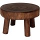 thumbnail image 1 of Soporte de madera para plantas SUREH, pequeño, redondo, para macetas, para uso interior y exterior, taburete de madera, soporte para plantas, decoración rústica., 1 of 7