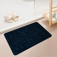 thumbnail image 6 of Super Absorbent Bathroom Floor Mat | Ultra Soft & Quick-Dry Golden Turtle Velvet | Non-Slip Backing for Safety | Washable & Durable | 40X60Cm Navy Blue Bath Rug for Tub & Sink Areas, 6 of 6