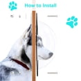 thumbnail image 3 of Dog Fence Window Qlvily, paquete de 2 unidades, cúpula acrílica de 31,5 cm de diámetro, 3 of 7