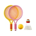 thumbnail image 1 of DYNWAVECA Children's Badminton Tennis Set Badminton Racket Interactive Toy Children's Tennis Racket for Boys Indoor Outdoor Beginners Players Pink Yellow, 1 of 10
