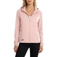 thumbnail image 2 of AnuYalue Womens Plus Size Softshell Jacket Casual Sun Peotection Hoodie Full Zip Sunscreen Jackets Outdoor Hiking Tops, 2 of 10