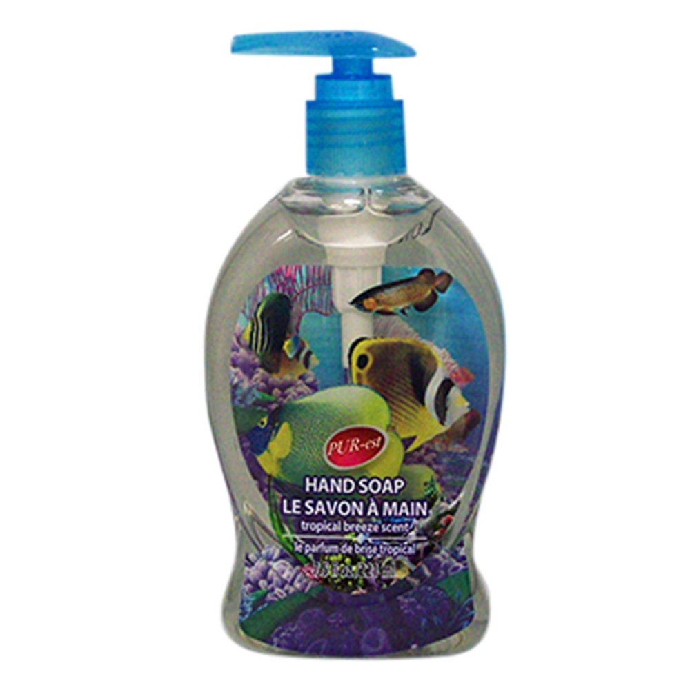 Hand Soap With Tropical Breeze Scent(221ml) 309253 By Purest Walmart