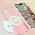 thumbnail image 2 of for iPhone 11 Clear Case, Compatible with Mag-Safe, Military-Grade Drop Protection, Slim Fit Magnetic Phone Case for iPhone 11, TPU Bumper Shockproof Protective Cover, Pink, 2 of 8