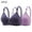 1Purple, variant on REUFTI 2PC Womens No Underwire T Shirt Bras Padded Seamless Bralettes Full Coverage Push Up Comfortable Daily Wear Bras.S-2XL.Bras For Women,Protecting Breast Tissue,Breathable And Refreshing