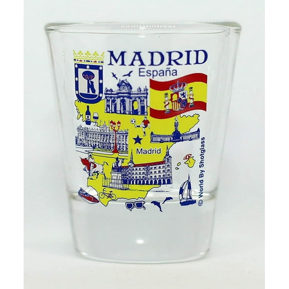 Madrid Spain Great Spanish Cities Collection Shot Glass
