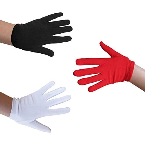 SeasonsTRading Guantes Blancos para Disfraces para Niño - Accesorio para Disfraz de Hallow SeasonsTrading SeasonsTrading