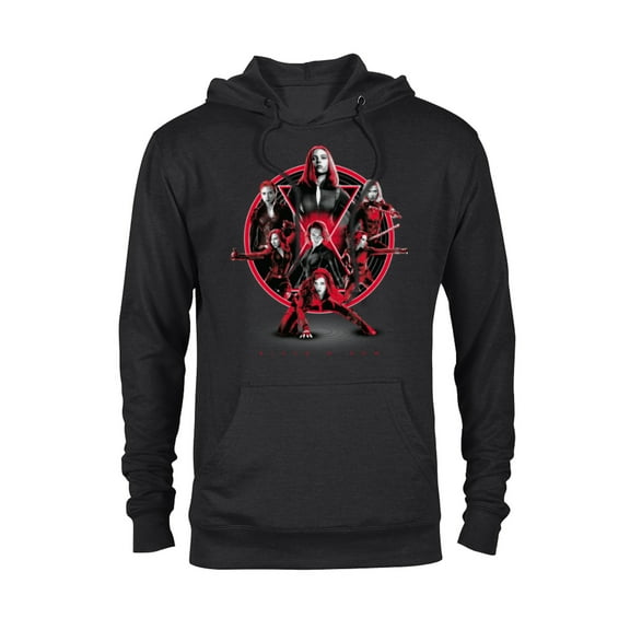 Marvel Avengers Black Widow Multiplied - Pullover Hoodie for Adults - Customized-Black