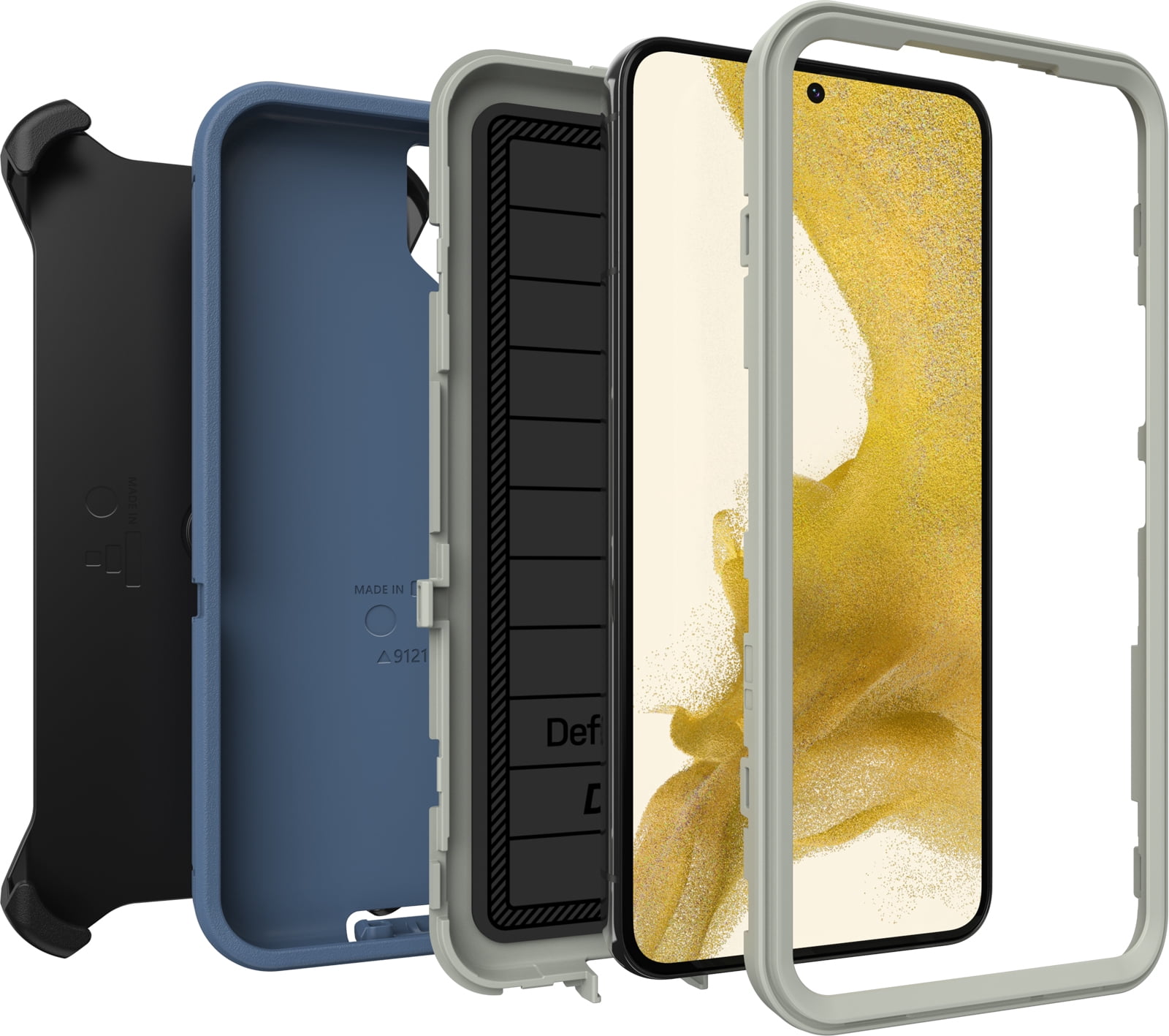 OtterBox Defender Series Pro Case for Samsung Galaxy S22 - Fort Blue
