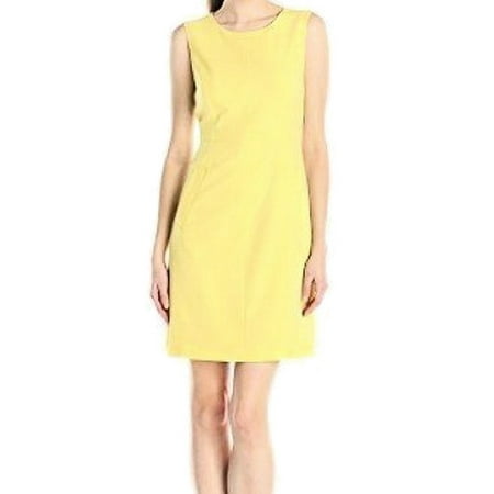 Nine West Lemon Sleeveless Pocket Sheath Dress 2