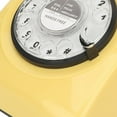 thumbnail image 3 of HLONK Retro Rotary Dial Telephone Classic Simulation Vintage Mechanical Ringer Phone for Home Office Yellow, 3 of 8