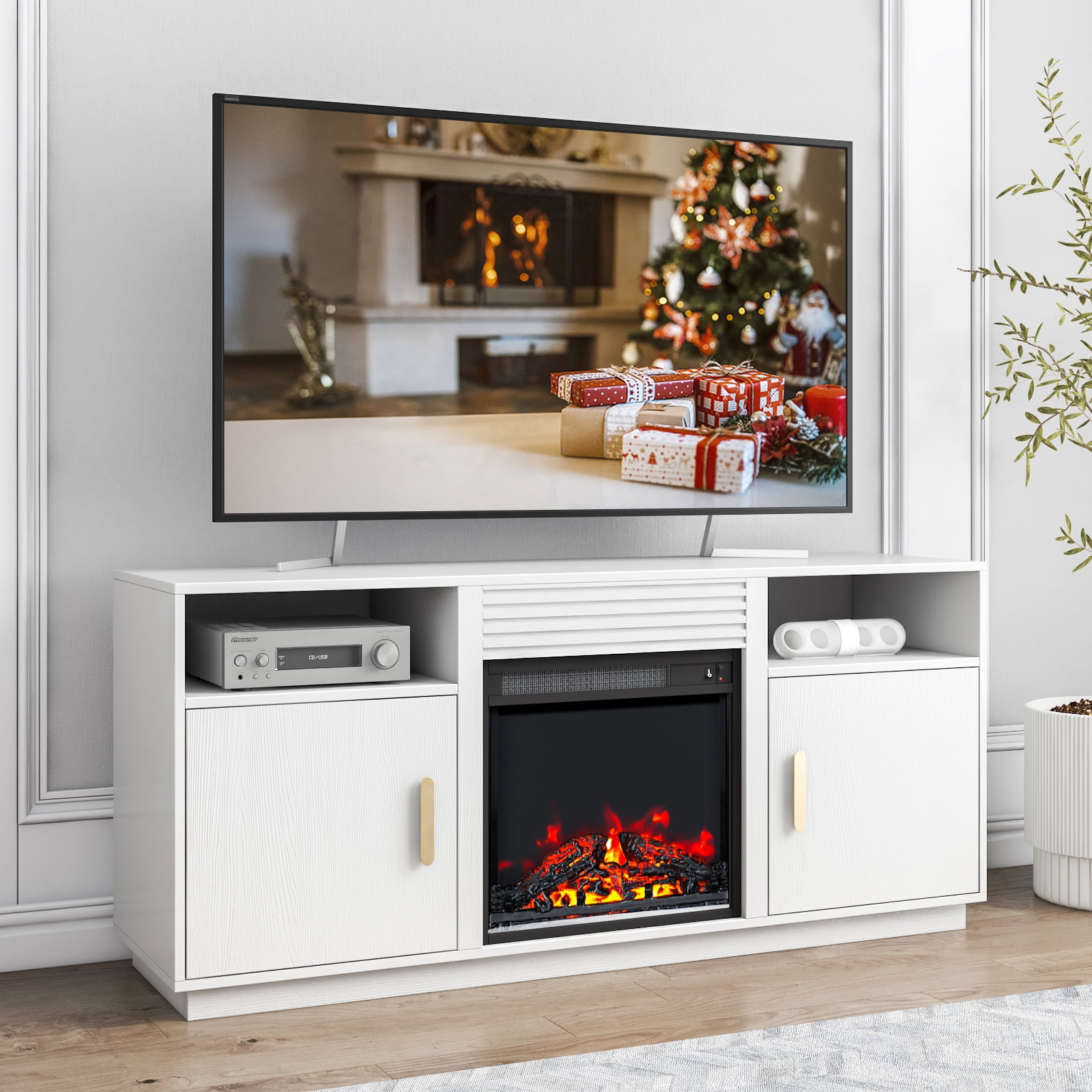 Fireplace TV Stand TV Console for TVs up to 63" Entertainment Center