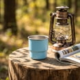 thumbnail image 6 of Yhmxh Stackable Stainless Steel Coffee Cup, 9.5 oz Portable Mini Metal Tumbler, Unlined Reusable Water Mug for Coffee Tea Beverage, Lightweight Outdoor Camping Office Drinking Cup 280ml, 6 of 6