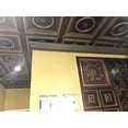 thumbnail image 6 of 210-Laurel Wreath 2 ft. x 2 ft. PVC Glue-up or Lay-in Ceiling Tile in Antique Brass (4 Sq. ft) - 1 Piece, 6 of 8