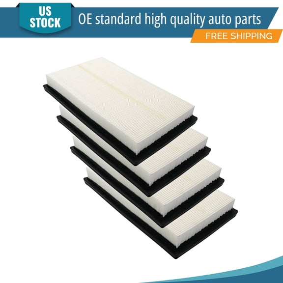 YXPCARS 4PCS Front Engine Air Filter for Toyota Camry Avalon Corolla Highlander RAV4 Venza, New Air Filter Replacement (CA12289)