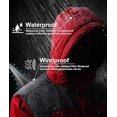 thumbnail image 3 of Lavenicole Men's Waterproof Ski Jacket Fleece Lined Warm Winter Snow Coat Mountain Windbreaker Hooded Raincoat, 3 of 6