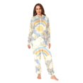 thumbnail image 2 of FORMRS Onesies Pajama for Adults Unisex Hoodie Winter Jumpsuit One Piece Sleepwear, Sizes S-2XL, Purple Rainbow Clouds, 2 of 7