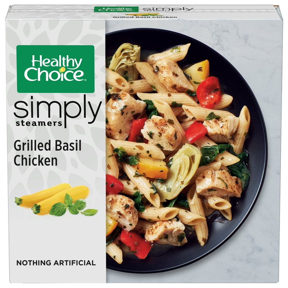 Best Healthy Frozen Meals At Walmart Healthy Choice Simply Steamers Grilled Basil Chicken Frozen Meal, 9.9