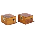 thumbnail image 1 of Caja De Música De Madera De Tamaño Pequeño, Caja De Música, Exquisita Para Regalos De Navidad, Decoración Del Hogar, Premios Para Estudiantes, Regalos De Cumpleaños Cergrey Pájaro+Castillo, 1 of 8