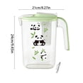 thumbnail image 3 of Large Capacity Cold Water Pitcher with Spigot | Refrigerator Water Dispenser & Fruit Infuser Jug | Leak-Proof Lid for Home Kitchen & Living Room Beverage Storage, 3 of 6