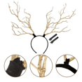 thumbnail image 4 of Decorative Festival Headband Fashionable Girls Antler Headband Deer Costume for Decor, 4 of 4