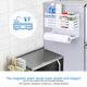 thumbnail image 4 of Matsuzay Estante de refrigerador multifuncional blanco, estante de pared lateral para lavadora de horno microondas de hierro forjado, estante Cocina y Comedor Blanco S Matsuzay HA027024-01, 4 of 6