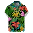 thumbnail image 4 of Mens Shirts Shirt Casual Tropical Style Print Trend Male Shirt, 4 of 4