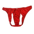 thumbnail image 4 of Men's Boxer Briefs Fashion Sretch T-back Micro Thong Underwear, 4 of 5
