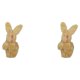 thumbnail image 3 of Yuarrent Mini conejos articulados, conejito de peluche de mano, exquisitos adornos colgantes para niños, regalos de muñecas, cumpleaños, Marrón claro 6cm 2Conjunto, 3 of 6