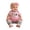 Q92 Pink, variant on Angala 4 Piece Outfits For Girls Crew Neck Short Sleeve Cartoon Cow Print T Shirt With Leggings Shorts And Headwear Set Girls Autumn Daily Wear Clothes
