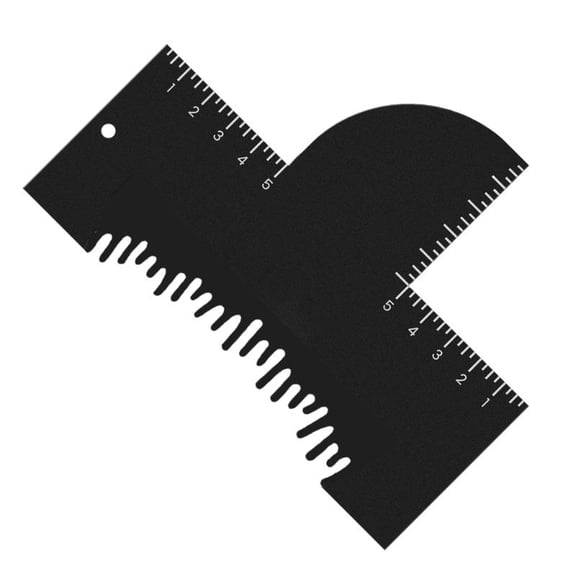 Color Enhancement Barber Card with Measurement Indicators Hairline Shaping Maker Line up Tool For Creative Party Looks
