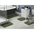 thumbnail image 2 of Garland Rug Traditional Washable Bath Rug Set, 5 Piece Set (2 Bath Rugs, Contour, Lid, & Runner) Deep Fern, 2 of 7