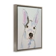 thumbnail image 2 of Expressive Dog Sketch Brown Floating Frame Canvas Art, 25 x 31, Made In USA, 2 of 8