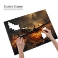 thumbnail image 2 of 500 Piece Vintage Wooden Bomber Plane Jigsaw Puzzle For Adults – Intense WWII Air Battle Art, Challenging Brain Exercise, Relaxing Stress Relief Activity, Ideal Gift For Aviation & Home Decor, 2 of 7