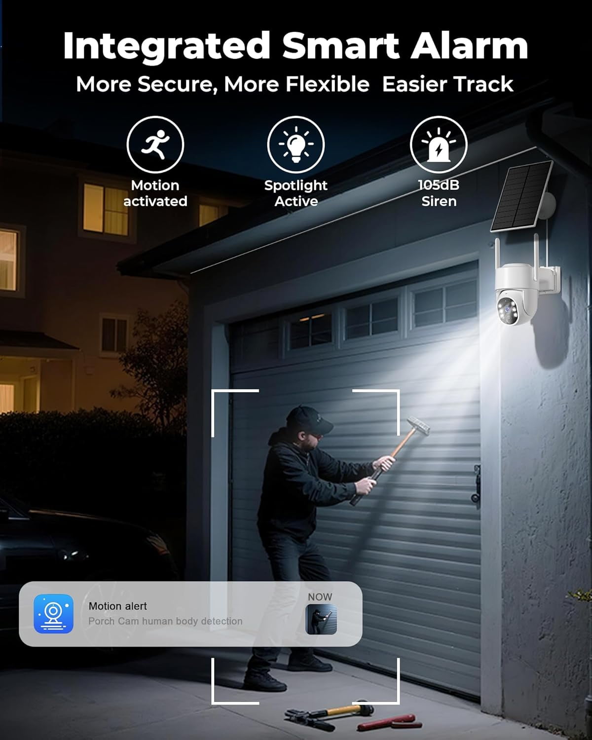 Security Cameras Wireless Outdoor, 5G&2.4G WiFi Cameras for Home Security, No Subscription needed, 2 Cam-Kit,4MP Solar Powered Security Cameras System, 360°PTZ,128GB Local Storage, Color Night Vision