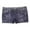 Navy, variant on Karight Women's Denim Print Summer Fake Jean Shorts - Stretch High Waisted Running Workout Athletic Shorts