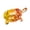 Yellow orange, variant on Collectible Art Glass Miniature Glass Turtles Figure Animal Miniature Figurines Table Ornaments Turtles Statue