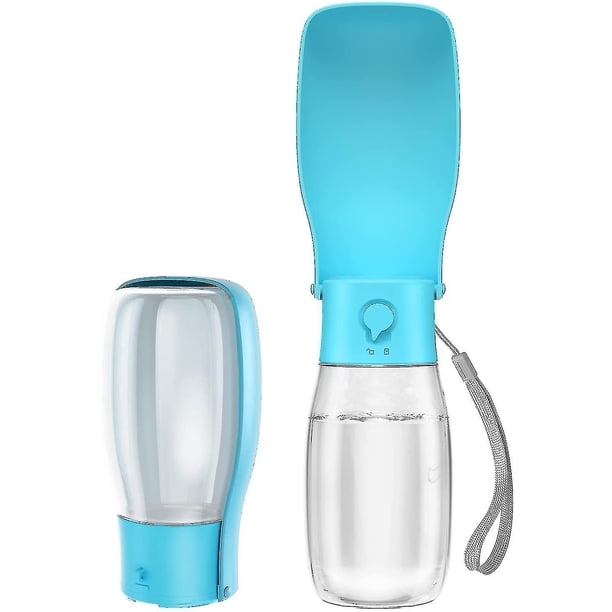 Botella Perro 550 Ml: Botella de agua portátil a prueba de fugas para perros, sin Bpa, mascotas para perros y gatos