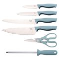thumbnail image 4 of Tia Mowry 7 Piece Cutlery Set with Block, Teal, 4 of 4