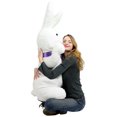 thumbnail image 4 of American Made Giant Stuffed Bunny White Soft 42 Inch Big Plush Rabbit, 4 of 4